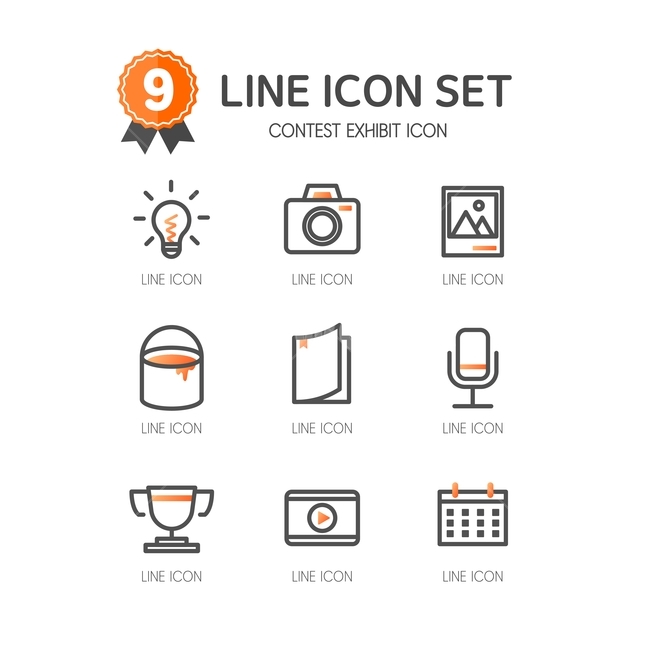 아이콘,픽토그램,라인아이콘,심플아이콘,전구,카메라,마이크,우승컵,달력,아이콘,icon