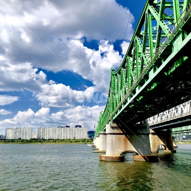서울,한강공원,여름,summer,다리,bridge