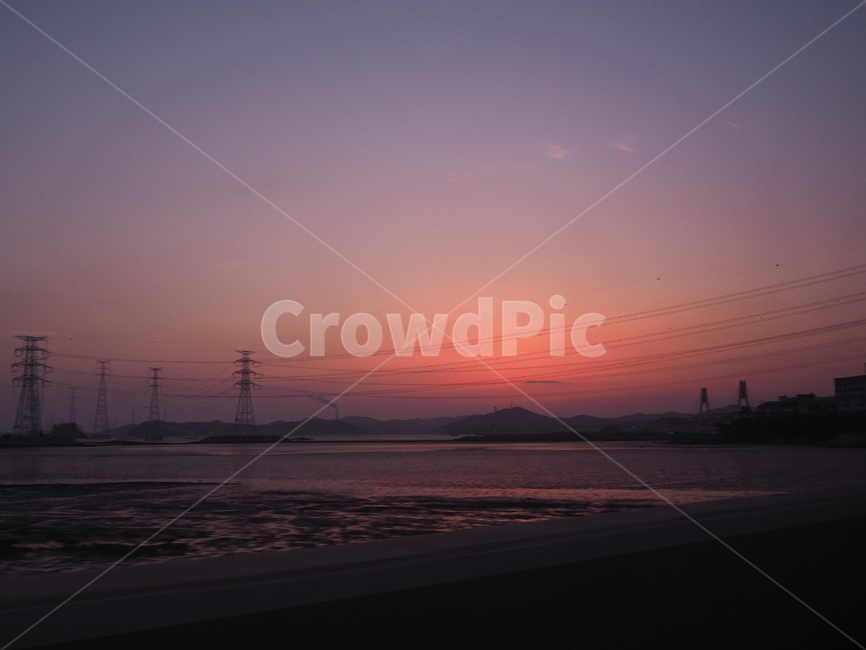 해질녘,일몰,노을,하늘,sky,nature,sunlight,풍경