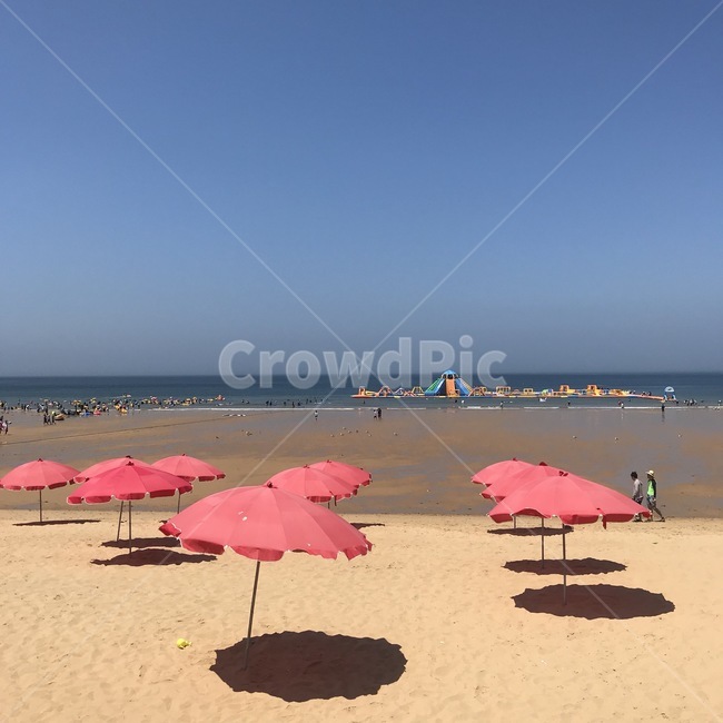 바다,여름,감성사진,파라솔,해변,해변,바다,beach,sea