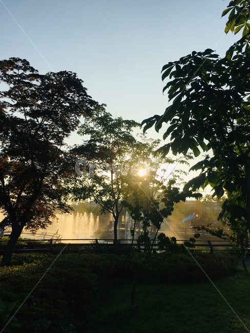 한낮,오후,분수,공원,호수,나른한,drowsy,fountain,자연,풍경,nature,landscape,light,빛,flare,플레어