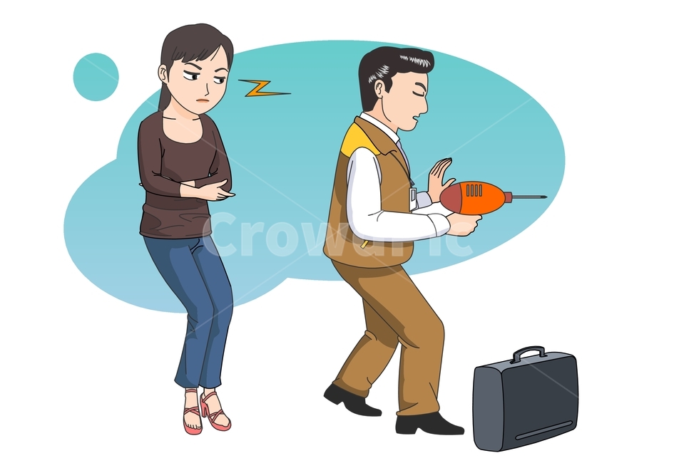 일러스트,벡터,이미지,핸드드로잉,드로잉,아트,만화,클립아트,그래픽,디자인,상황,상황그림,상업미술,일러스트레이션,직원교육,교육,삽화,캐릭터,상황컷,서비스,고객응대,남자,여자,서비스기사,as기사,주부,아줌마,as센터,불만족,수리비,청구,고객만족,만족,남녀,방문,시추에이션,동작,행동,방문상담,방문기사,가방,상담,요구,요청,수리,짜증,드라이버,째려봄,불친절,실망,화남,human,인간,person,사람,그래픽,일러스트레이션,graphic,illustration