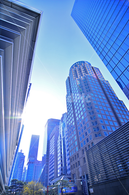 blue tone,city,enterprise,exterior,office,skyline,building,commercialcenter,high,bank,large corporation,glass window,financial district,company,landmark,Business,architecture,highrise building,glass,business,metropolis,work,real estate,center,corporation,