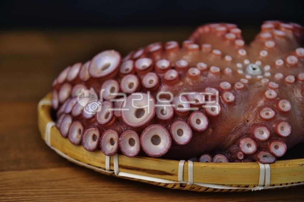 reflection,octopus,octopus sashimi,boiled octopus,food,stone octopus,octopus leg,ingredients,sea creatures,mollusk