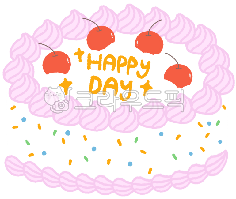 케이크,케이크일러스트,체리,생크림,생크림케이크,체리케이크,디저트,cake,생일케이크,생일,cherry