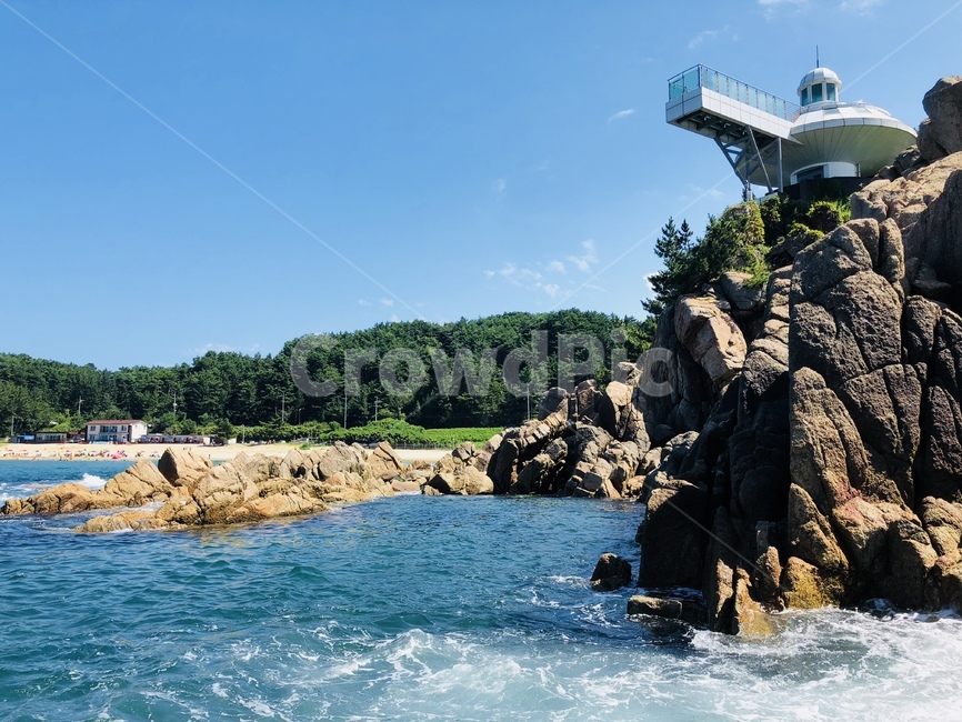 양양,바다,해변,beach,sea,바닷가,해수욕장,하늘,sky,풍경,landscape,여름바다,자연,nature,koreannature,강원도,자연,풍경,nature,landscape,promontory,곶
