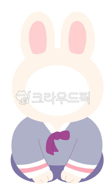 synthesis,Hancomplex,2023,Day care Center,Its a rabbit,Thanksgiving,rabbit face synthesis,New Years Day Illustration,year of gyemyo,kindergarden,rabbit,animal,Hanbok Rabbit,new year