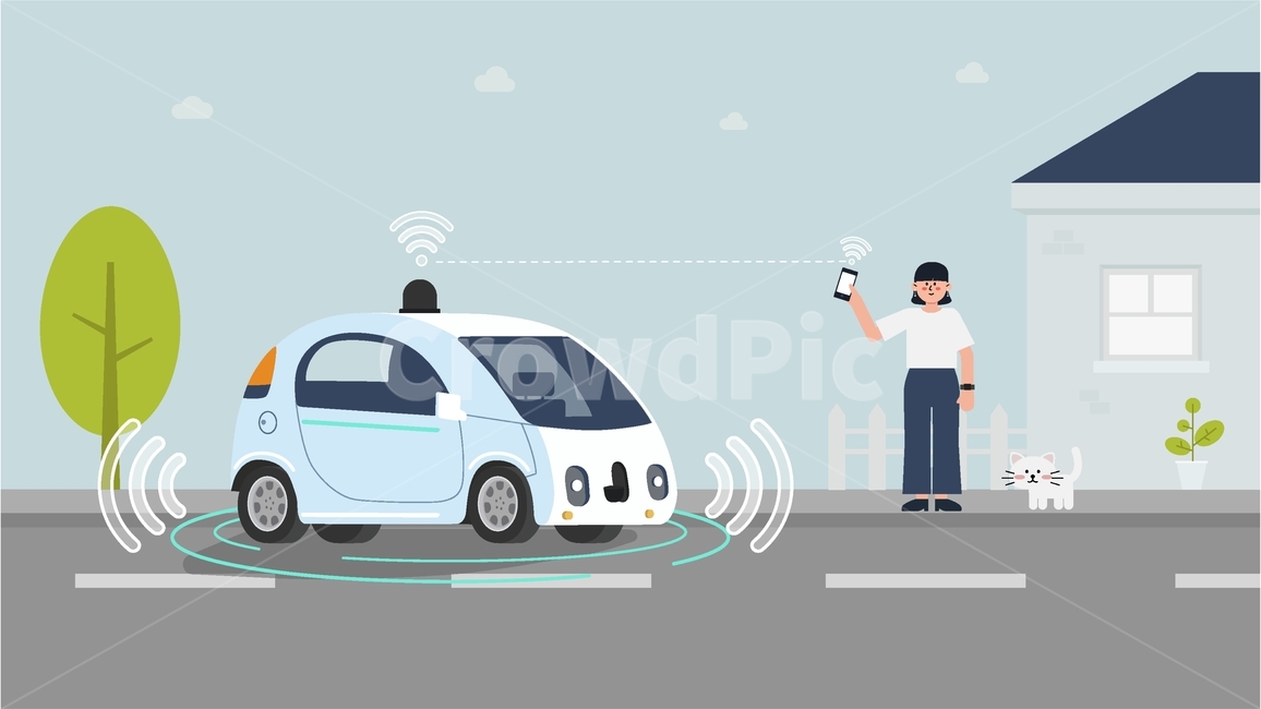 car,electric,electricvehicle,illustration,mobile,vector,자율주행,자동차,전기차,전기,기술,핸드폰,그래픽,일러스트레이션,graphic,illustration