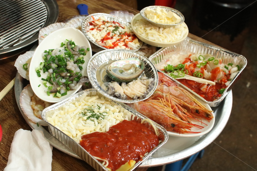 해산물,요리,음식,dish,외식,식사,조개,가리비,조개구이,구이,가리비구이,해물,산낙지,돌전복,전복,새우,음식,식재료,요리,food,cook,meal,dishes,food reserves
