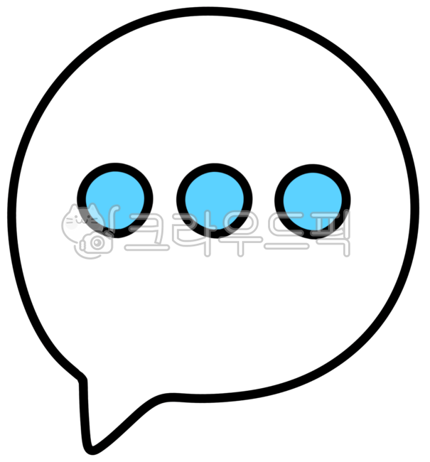말풍선,점점점,생각,손그림,스티커,꾸미기,sticker