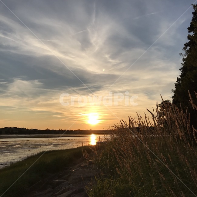 해,해질녘,하늘,강가,갈대,구름,sky,sunset,sun,riverside,reed