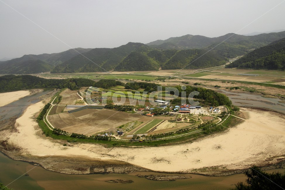 자연,회룡포,예천,뿅뿅다리,주막집,자연,풍경,nature,landscape,시골,마을,country,rural,town,scenery,outdoors,옥외,경치,aerial view,조감도