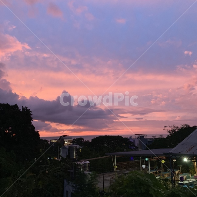 redsky,일몰,하늘,구름,자연,nature