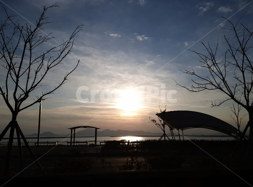 햇빛,석양,풍경,그림자,하늘,오후,저녁,구름,태양,sunset,landscape,view,shadow,afternoon,sky,light,flare,플레어,자연,nature