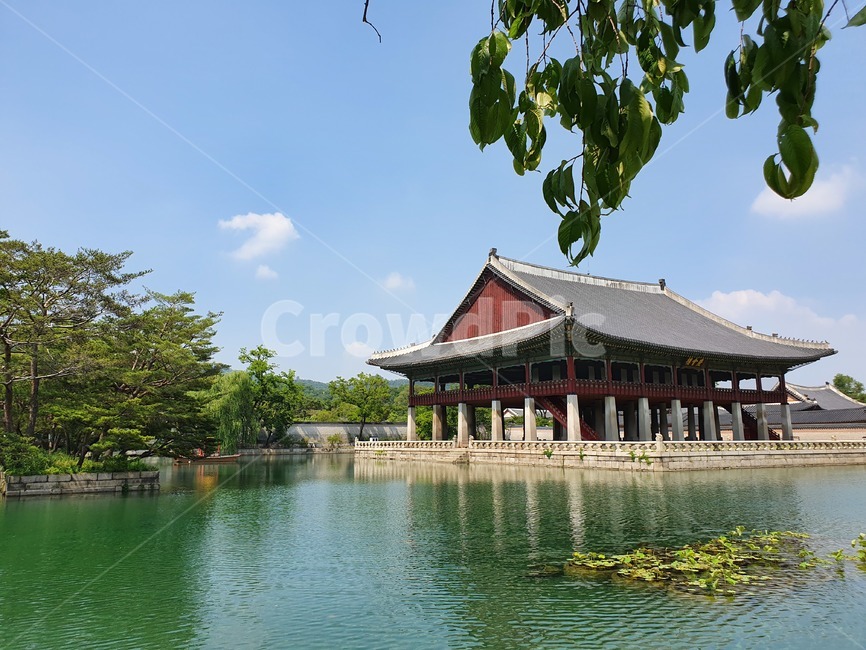 경복궁,경희루,왕,한국,전통,궁,한국의전통