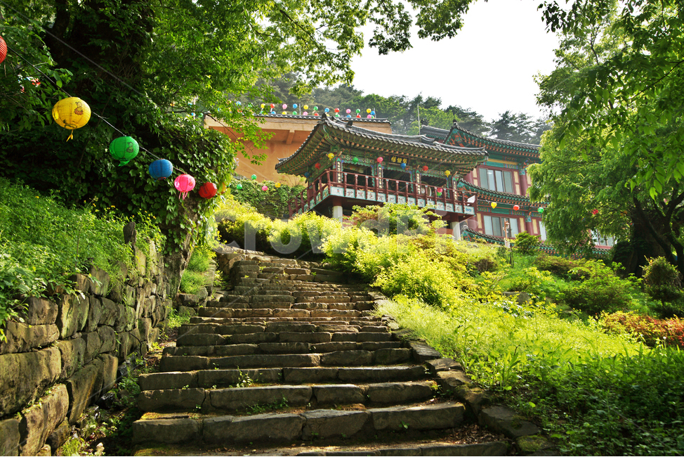 성불사,천안,태조산,사찰,문화재자료,도선국사,신록,계절,연등,계단,범종루,한국전통,한국문화,korean traditional,korean culture,건축물,건물외관,exterior,building,structure,architecture,construction