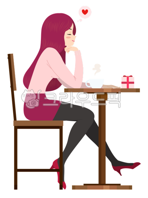 발렌타인,발렌타인데이,사랑,기다림,커피,차,커피숍,화이트데이,선물,탁자,테이블,의자,구두,핑크,하트,애인,사람,피플,소녀,여자,여성,스커트,치마,캐릭터,디자인,배경,애정,기념일,리본,행복,아름다움,젊음,헤어,삽화,일러스트,벡터,귀여움,패션,의류,옷,상자,박스,기념,미소,웃음,손,잔,컵,숙녀,valentine,valentinesday,waiting,coffee,tea,coffeeshop,whiteday,gift,table,chair,shoe,pink,heart,lover,person,people,girl,woman,female,skirt,character,design,background,love,anniversary,ribbon,happiness,beauty,youth,hair,illustration,vector,cuteness,fashion,clothing,clothes,box,remembrance,smile,laugh,hand,cup,lady