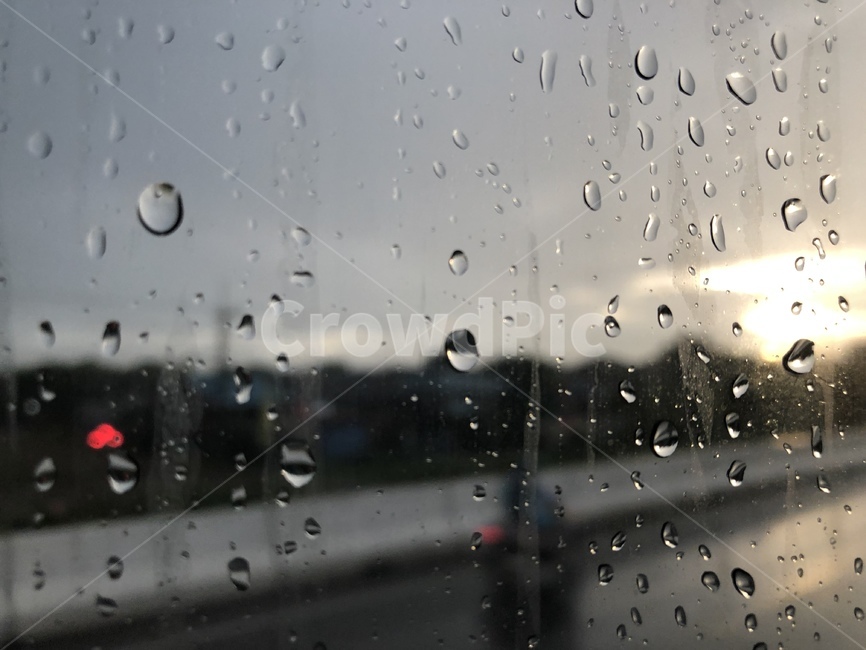 droplet,작은물방울,비,창문,노을