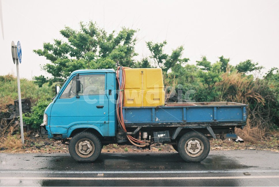 자동차,트럭,제주도,여름,필름사진,교통,교통수단,traffic,transportation