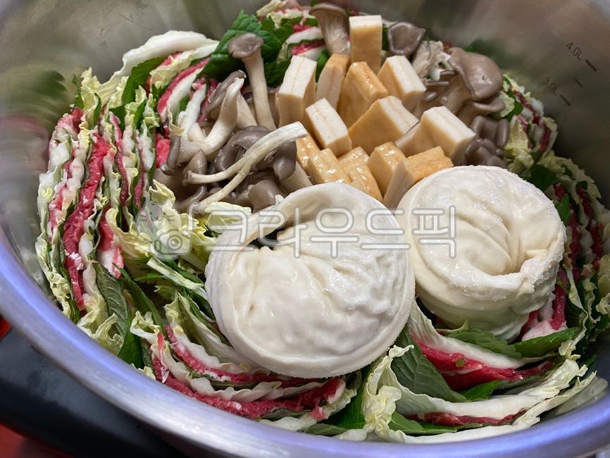 음식,요리,밀푀유나베,샤브샤브,만두,food