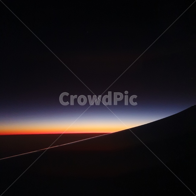 새벽,하늘,sky,비행기,dawn