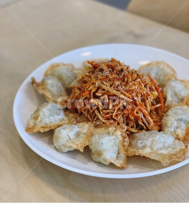 만두,군만두,비빔만두,분식,야채,음식
