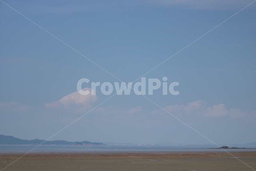 영흥도,바다,여름,하늘,구름,섬,자연,sea,umi,summer,natsu,sky,sora,cloud,kumo,island,shima,nature,파랑,흰색,blue,ao,white,shiro,모래,자연,풍경,nature,landscape,해변,바다,beach,sea,outdoors,옥외