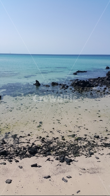 제주도바다,제주도해수욕장,에메랄드바다,에메랄드빛바다,현무암,바다,해수욕장,모래,해초,수평선,파도,맑은하늘