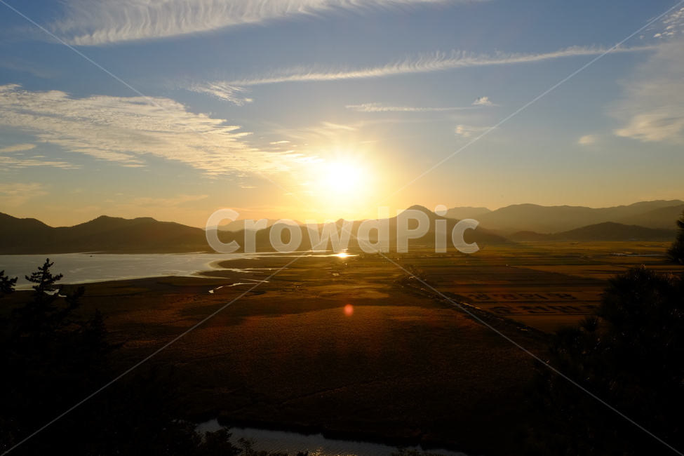 순천만,전망대,노을,갈대,순천,sunset,조각배