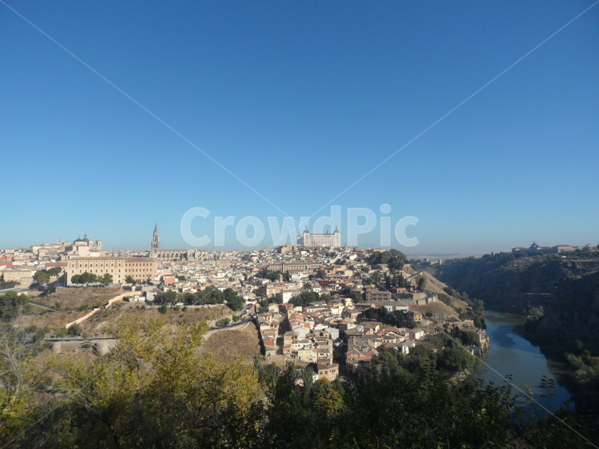 스페인,톨레도,세르반데스언덕,알카사르,성,유럽,풍경,spain,toledo,europe,castle,alcazar,landscape,scenery