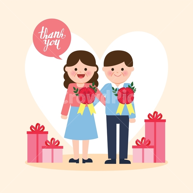 gift,In May,dad,carnation,mom,life,thanks,character,happiness,man,female,family month,Character,Mothers Day,message,reconciliation,flower,illustration,family,daughter,card,parents