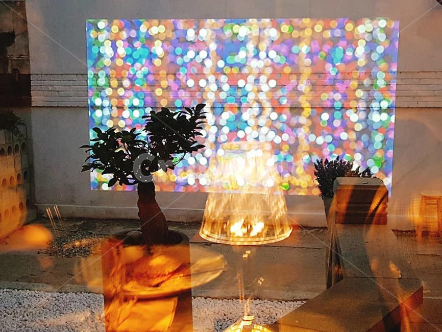 불빛,조명,빔프로젝터,감성,힐링,카페,스크린,배경화면,light,cafe,screen,background,식물,plant