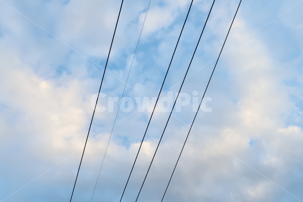 하늘,sky,구름,cloud,선,풍경,하늘색,landscape,자연,nature,직선,line,패턴,pattern,전깃줄,전선,산업,industry,감성,sense,sensible,feeling,색깔,색상,색채,색감,color,feelingofcolor