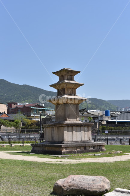 국보,석탑,통일신라,문화유적,문화재,국보34호,창녕,outdoors,건축물,건물외관,exterior,building,structure,architecture,construction