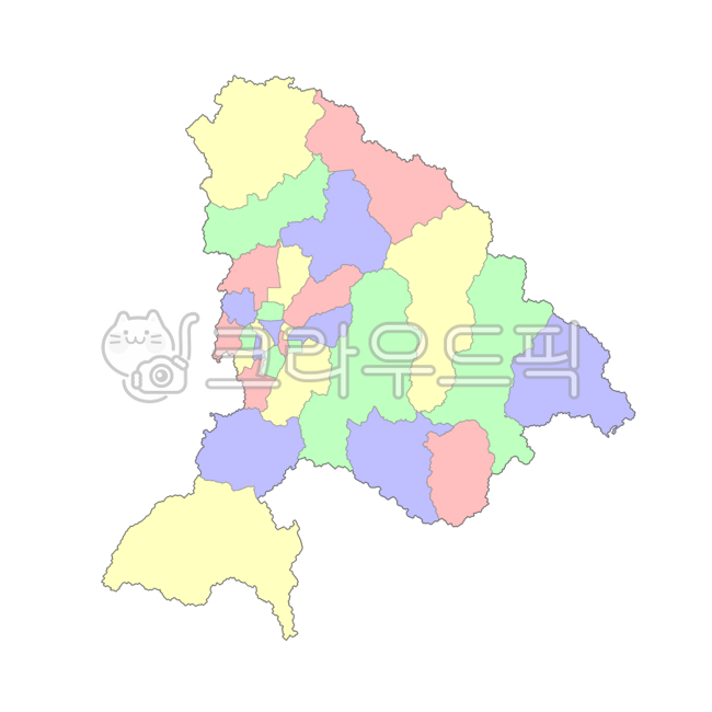 충청도,충청남도,천안시,대한민국,우리나라,한국,행정구역,도,시,군,읍,면,동,지도,행정구역지도,4색지도,파란색,노란색,빨간색,초록색,map