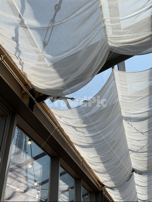 하늘,인테리어,천막,흰천막,빛,그림자,인테리어,실내디자인,interior design