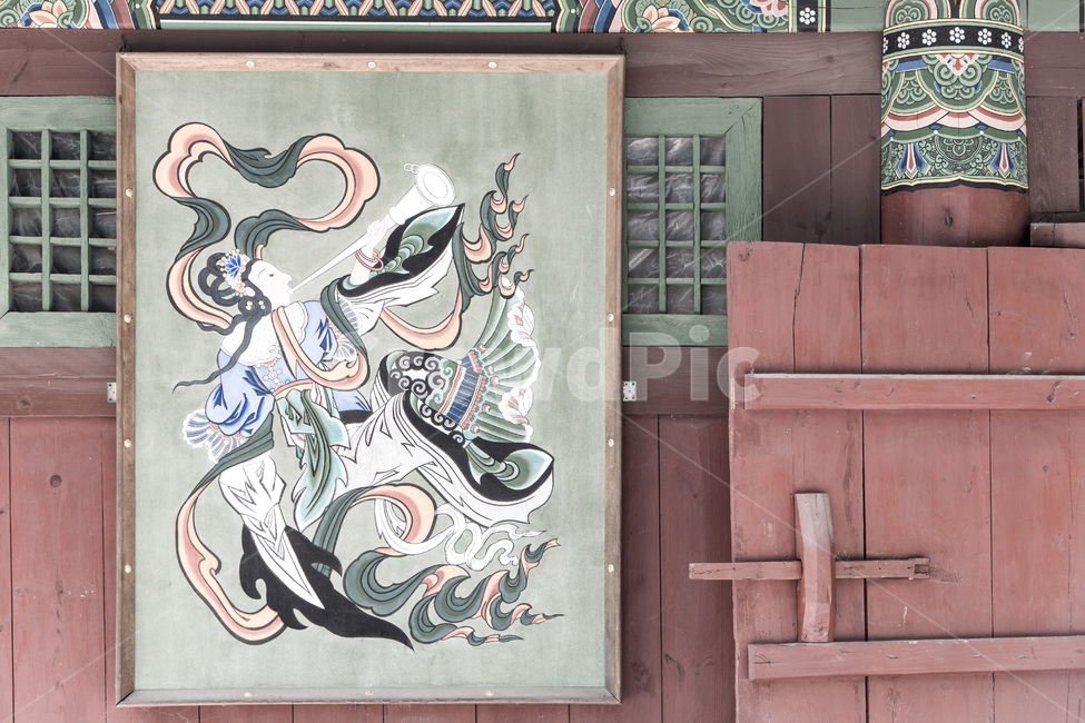 단청,선녀도,문화유산,사찰,전통,문양,한국전통,한국문화,korean traditional,korean culture,종교,신앙,religion,belief,faith
