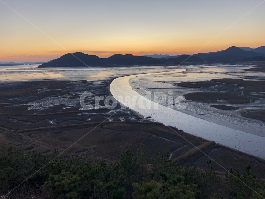 nature,자연,outdoors,옥외,순천만,습지,s자물길,겨울,winter,dusk,자연,풍경,nature,landscape