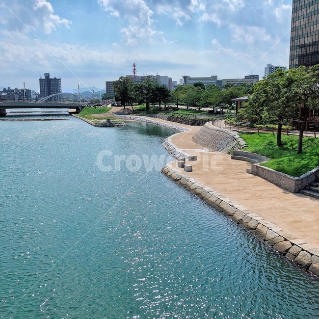 강,후쿠오카,여름,river,fukuoka,summer,일본,japan,화창