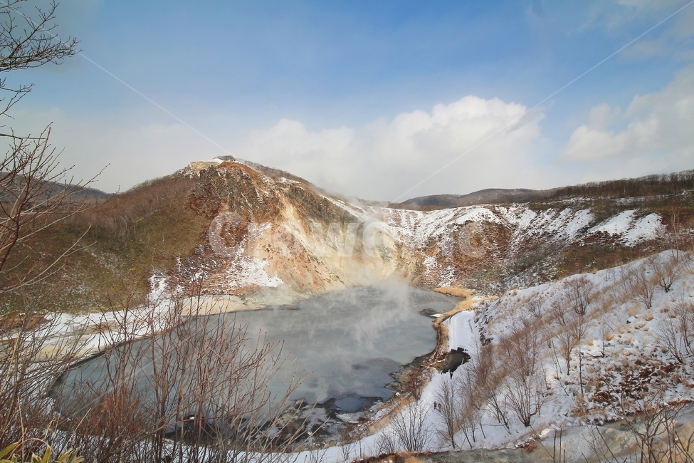 일본,훗카이도,노보리베츠,오유뉴마,지옥계곡,유황천,유황,온천,랜드마크,landmark,landscape,풍경,japan,북해도,겨울,계절,winter,season,자연,풍경,nature,landscape,해외,외국,세계,foreign,oversea,world,세계자연풍경,해외자연풍경,외국자연풍경,world nature landscape,outdoors,옥외,mountain,산