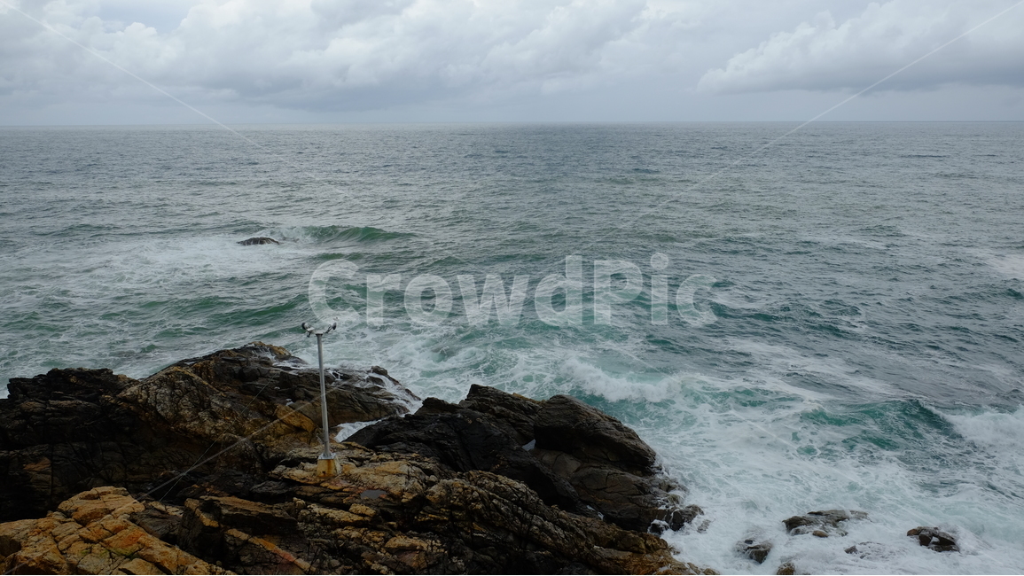 바다,파도,돌,풍경,하늘,구름,자연,풍경,nature,landscape,promontory,곶,sea,ocean,대양,outdoors,옥외,water,물