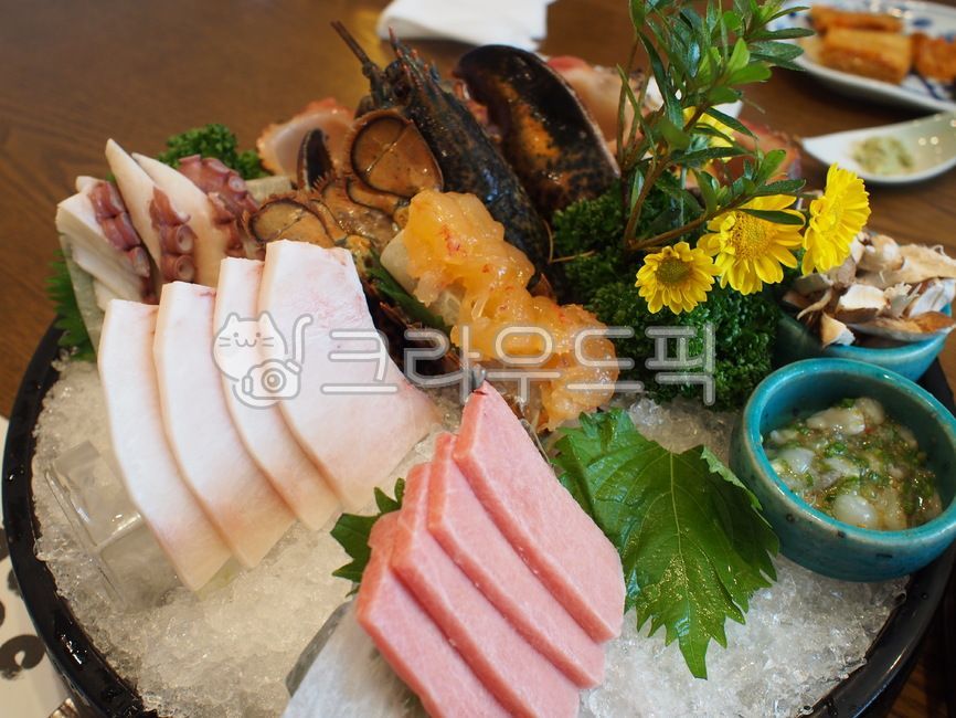 일식, food, seafood, japanesfood, 회, 사진,이미지,일러스트,캘리그라피 - taberudake작가