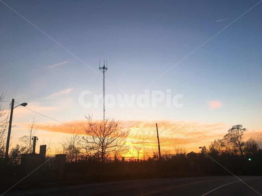 미국,애틀란타,풍경,노을,하늘,atlanta,landscape,sky,도시,풍경,city,landscape,실루엣,그림자,silhouette,shadow