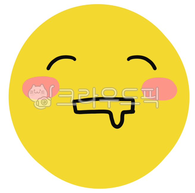 얼굴, 표정, 얼굴표정, 삽화, 얼굴일러스트, 사진,이미지,일러스트,캘리그라피 - 꼬물 꼬물작가