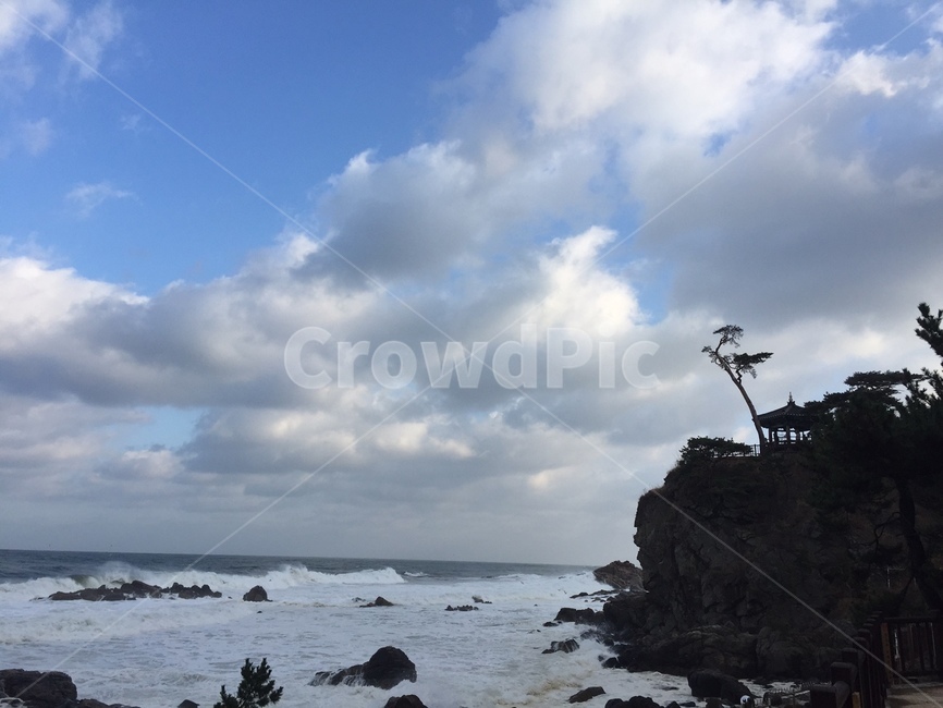 바다,구름,하늘,파도,바닷가,절벽,바위,자연,풍경,nature,landscape,한국자연풍경,한국자연경관,korea nature landscape,해변,바다,beach,sea,promontory,곶,outdoors,옥외,ocean,대양,water,물