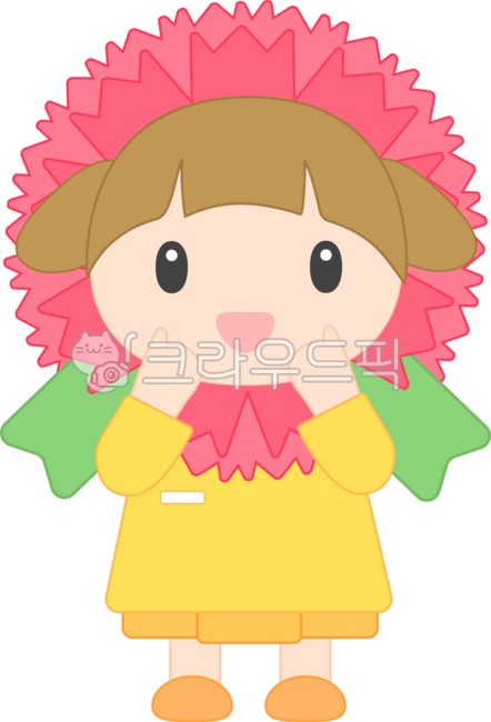 어린이집,어린이,유치원,카네이션,어린이캐릭터,가정의달,어버이날,귀여운,여자어린이