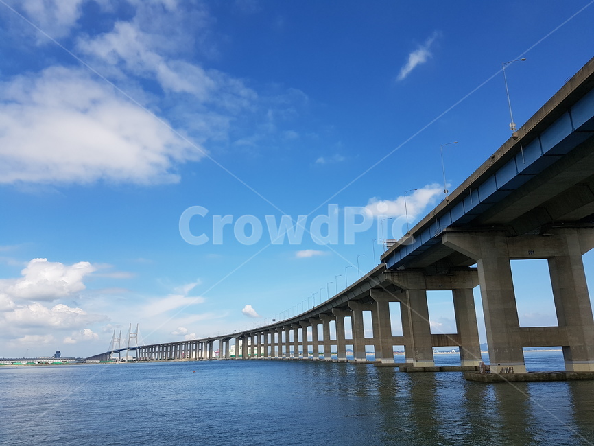 다리,bridge,building,건물,서해대교,하늘,바다,건축물,건물외관,exterior,building,structure,architecture,construction