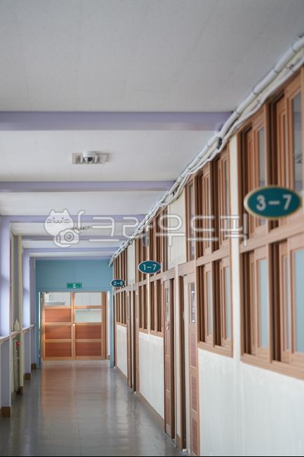 교실, 복도, 학교, 스쿨, 실내, 사진,이미지,일러스트,캘리그라피 - pb이로작가