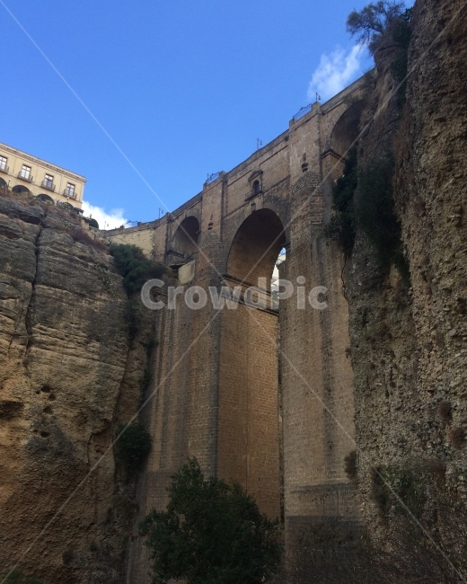 spanish architecture,travel to spain,old bridge,travel to Europe,Nuevo Bridge,Spain,european architecture