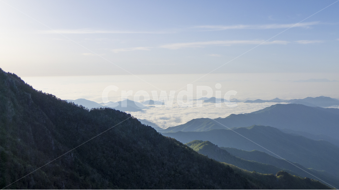 지리산,운해,주능선,연봉,일출,자연,풍경,nature,landscape,한국자연풍경,한국자연경관,korea nature landscape,mountain range,산맥,outdoors,옥외,mountain,산